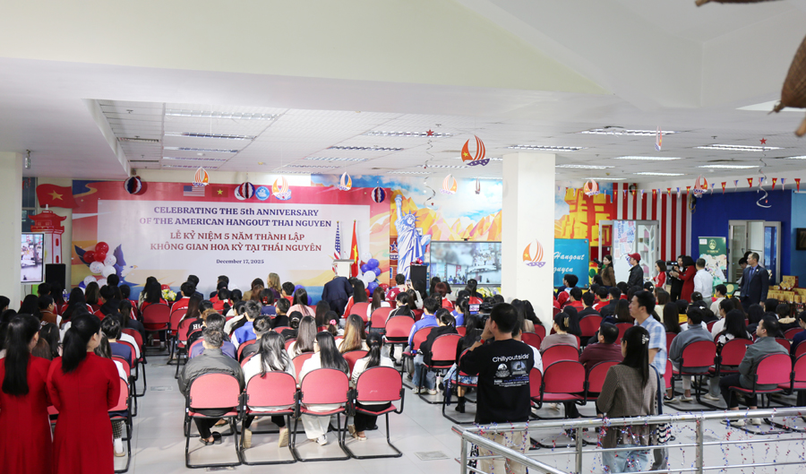 Lễ kỷ niệm thành lập 5 năm “Không gian Hoa Kỳ tại Thái Nguyên” (American Hangout Thai Nguyen) thành công tốt đẹp